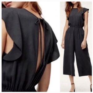 Aritzia Wilfred Fleurette wide leg jumpsuit size small